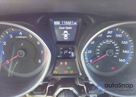 2013 Hyundai Elantra Gt из США, поврежденный, VIN KMHD35LE7DU102211